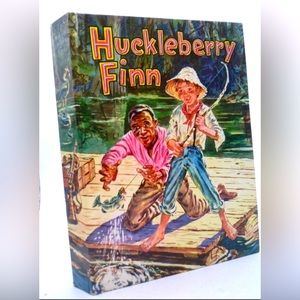 Hardcover Huckleberry Finn Modern Abridged Twain Mark Whitman Publishing 1955